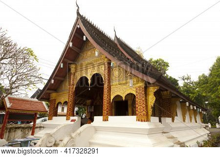Phon Heuang Temple In Luang Prabang, Laos