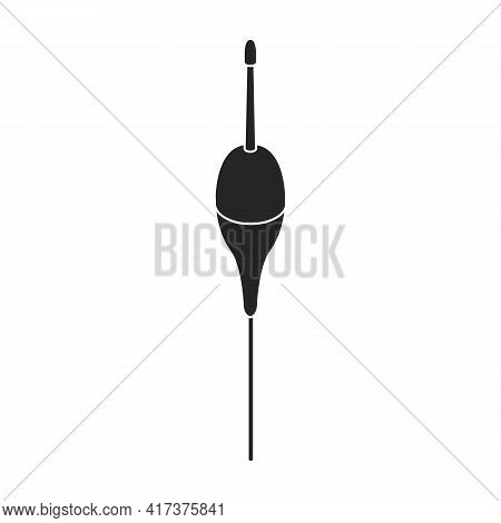 Fishing Float Vector Black Icon. Vector Illustration Fishing Float On White Background. Isolated Bla