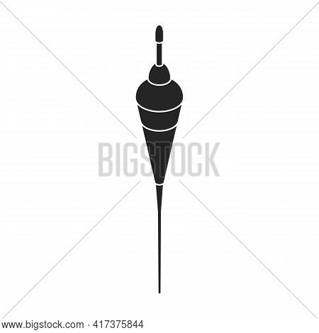 Fishing Float Vector Black Icon. Vector Illustration Fishing Float On White Background. Isolated Bla