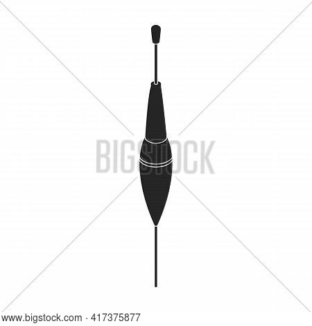 Fishing Float Vector Black Icon. Vector Illustration Fishing Float On White Background. Isolated Bla