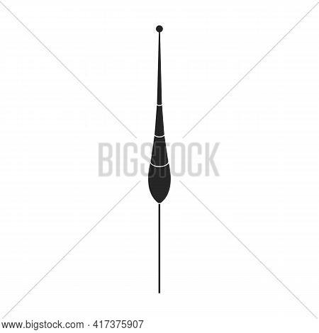 Fishing Float Vector Black Icon. Vector Illustration Fishing Float On White Background. Isolated Bla