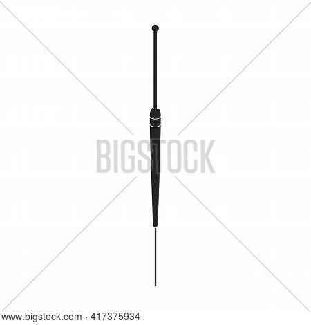 Fishing Float Vector Black Icon. Vector Illustration Fishing Float On White Background. Isolated Bla