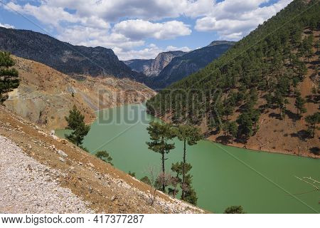 Aladaglar National Park In Taurus Mountains, Turkey. River On The Way To The Village Of Kapuzbasi.