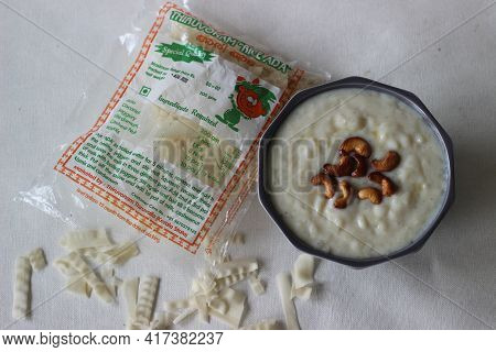 Mumbai, India, April 14 2021: Thiruonam Rice Ada, A Popular Brand Of Rice Noodles Available In Keral