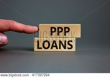 Ppp, Paycheck Protection Program Loans Symbol. Concept Words Ppp, Paycheck Protection Program Loans 