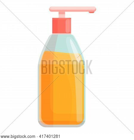 Solarium Sunscreen Bottle Icon. Cartoon Of Solarium Sunscreen Bottle Vector Icon For Web Design Isol
