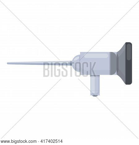 Equipment Endoscope Icon. Cartoon Of Equipment Endoscope Vector Icon For Web Design Isolated On Whit
