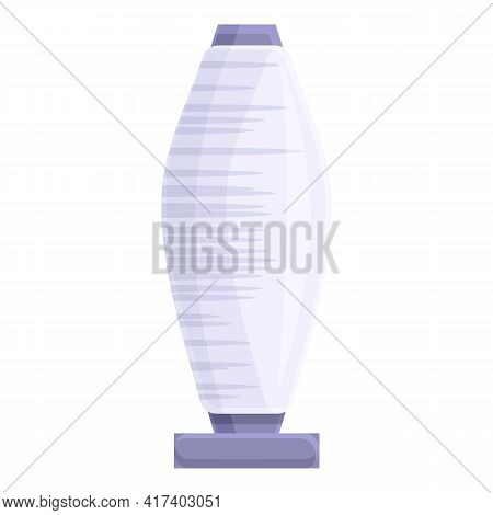 Thread Bobine Icon. Cartoon Of Thread Bobine Vector Icon For Web Design Isolated On White Background