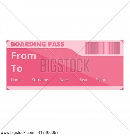 Holiday Boarding Pass Vector & Photo (Free Trial) | Bigstock
