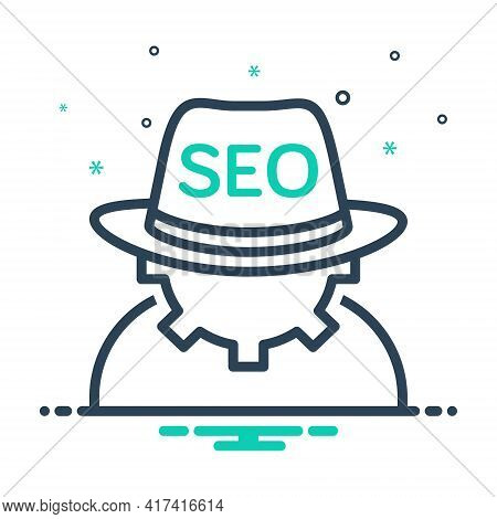 Mix Icon For Seo-blackhat Seo Blackhat Cogwheel Technical Costume Development