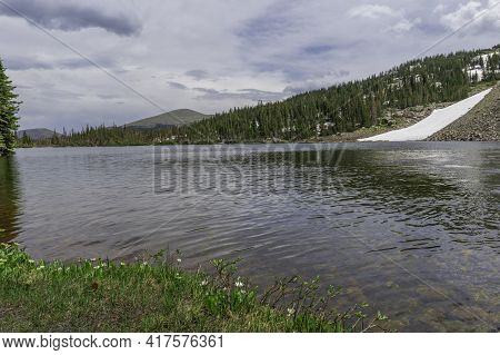 Summer Time At Lower Hutcheson Lake, 10,852 Ft, Located In The Wild Basin In One Of The Most Souther