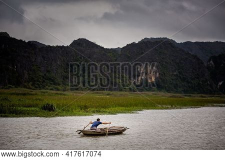 Van Long In Tam Coc Vietnam