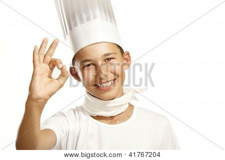 男孩厨师