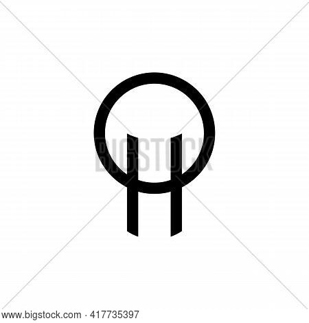 Illustration Vector Design Graphic Of Logo Letter Oh