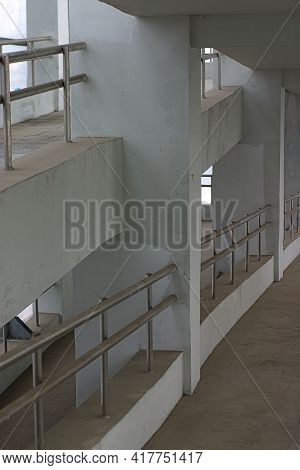 Interior Elements Of An Aboveground Pedestrian Crossing