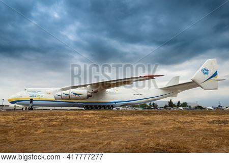 Santiago De Chile, Metropolitan Region, Chile, South America - November 23, 2016: The Antonov 225 Al