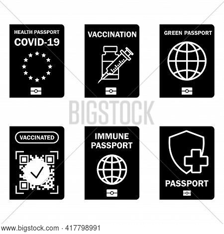 Travel Immune Document. Covid-19 Immunity Certificate For Safe Traveling Or Shopping. Control Covid-