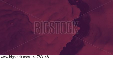 Color Wine Splash. Watercolour Maroon Pattern. Abstract Alcohol Banner. Dark Maroon Template. Red Wi