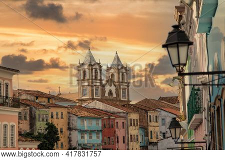 Pelourinho, Historic Center Of The City Of Salvador Bahia Brazil