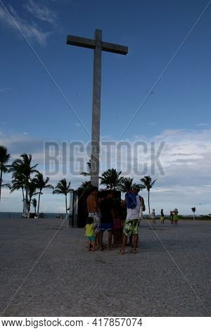 .cross In The Red Corova Village