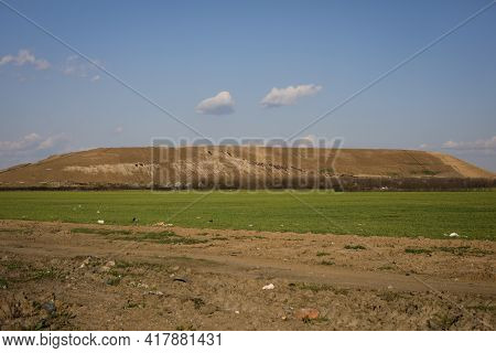 Vidra Landfill Garbage Dump Near Bucharest, Romania.
