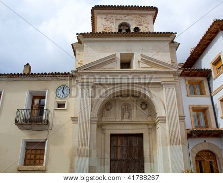 Canete Cuenca San Julian kirke i Spanien Castilla La Mancha