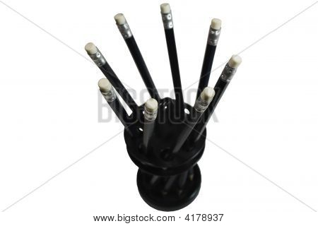 Matite In un supporto