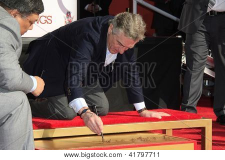 LOS ANGELES, CA - FEB 4: Robert De Niro na ceremoniálu, kde Robert De Niro je poctěn s rukou a 