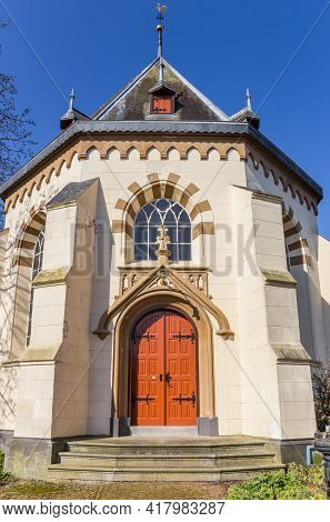 Entrance To The Historic Church Of Warffum, Netherlands