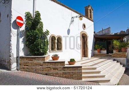 Church of Madonna di Loreto. Pisticci. Basilicata. Italy.