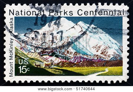 Postage Stamp Usa 1972 Mt. Mckinley, Alaska