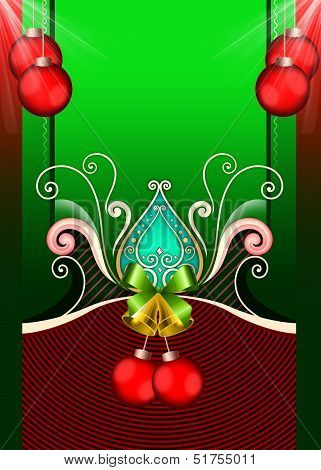 green template for christmast