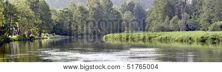 The Sventoji River Near Anyksciai