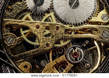 Watch Gears Very Close Up