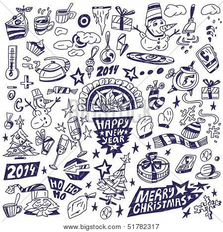 Winter doodles