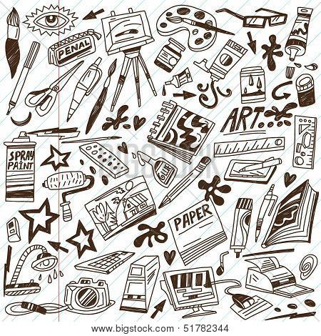 art tools - doodles