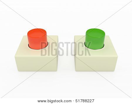 Alarm pushbutton, 3D