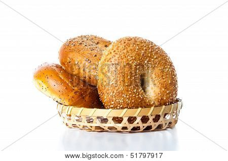Bagels on a Basket