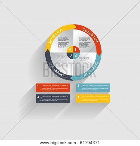 Infographic Templates for Business Vector Illustration