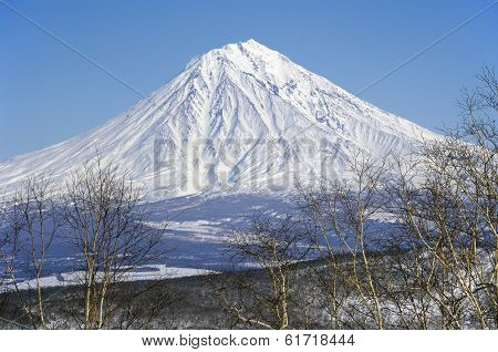 Koryaksky Volcano Of Kamchatka Peninsula.