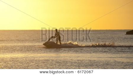 Esquiador de Jet