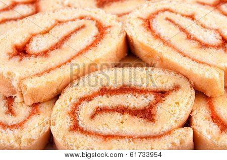 Roll cake dessert