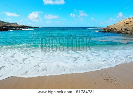 Golden And Blue Shore