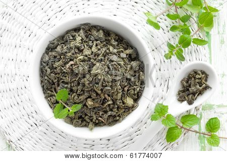 Tea with mint