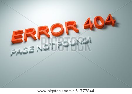An image of an Error 404 - Page not found!
