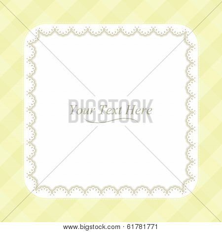 Yellow Frame Square
