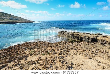 Rocks And Blue Sea