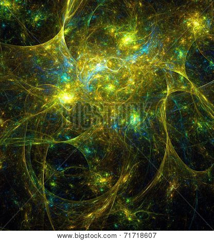 Nebular clouds in furthest universe