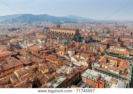 Bologna From Asinelli Tower