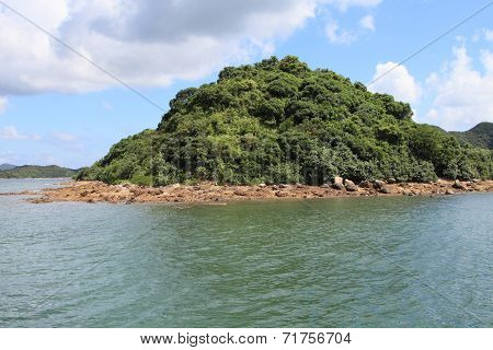 green island in Sai Kung, Hong Kong
